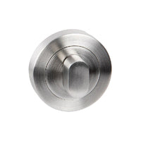 TURNSNIB ROUND ROSE ESCUTCHEON WITH TURN STAINLESS STEEL