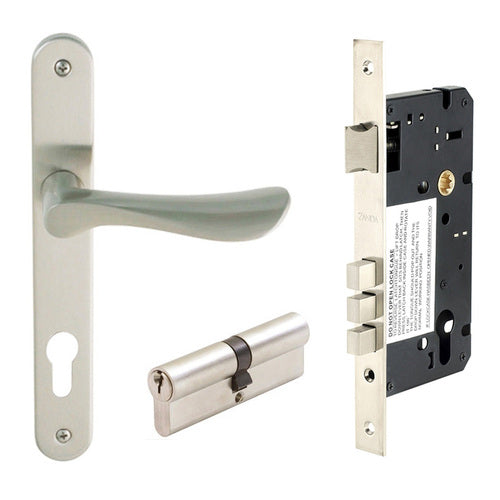 ASTRON JUNO LONGPLATE DOOR LEVER HANDLE ENTRANCE SET