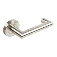 ORIANA DOOR LEVER HANDLE ON ROUND ROSE DISABLED COMPLIANT LEVER SET ONLY