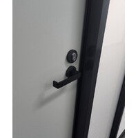MEILANI DOOR LEVER HANDLE ON ROUND ROSE