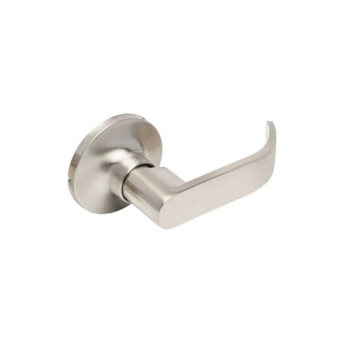 ZENITH DOOR HANDLE LEVER ON ROSE BRUSHED NICKEL