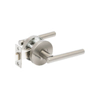 BAXTER DOOR LEVER HANDLE ON ROUND ROSE PRIVACY SET