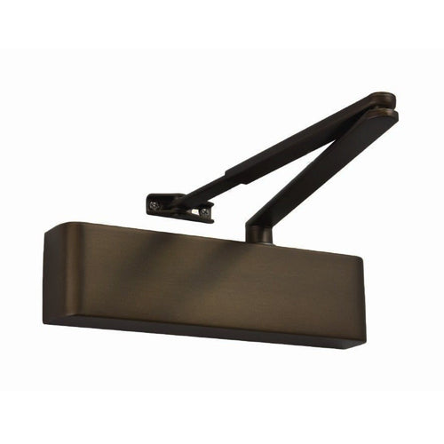 DOOR CLOSER COMBINED UNIT FLAT BAR ARMSET OIL RUBBED BRONZE TS.