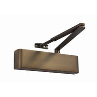 DOOR CLOSER COMBINED UNIT FLAT BAR ARMSET WEATHER BRONZE TS.