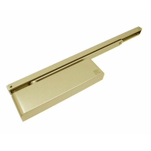 DOOR CLOSER COMBINED UNIT SLIDE ARMSET SATIN BRASS TS.
