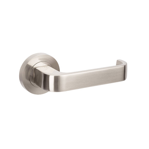 STREAMLINE DOOR HANDLE LEVER SET BRUSHED NICKEL