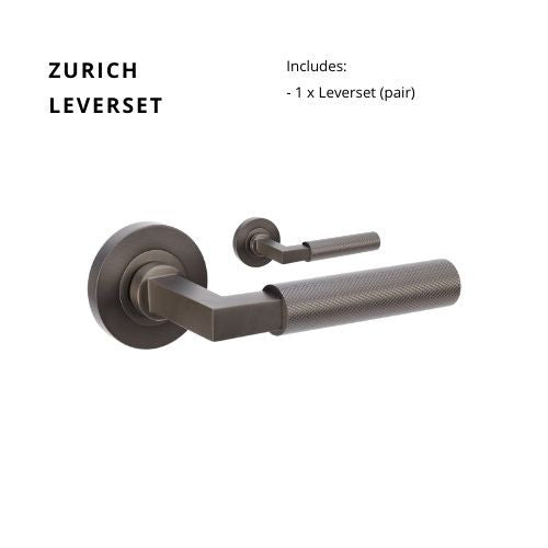 Zurich Knurled Leverset Only