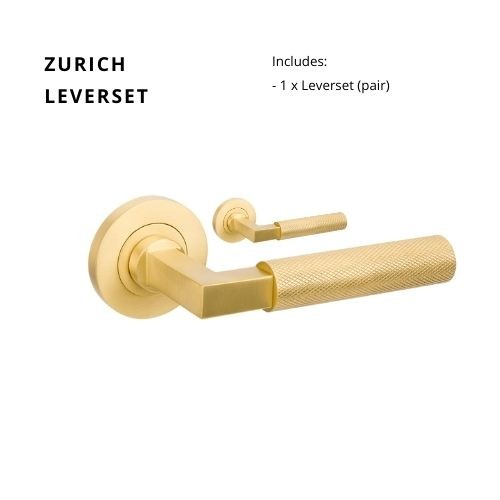Zurich Knurled Leverset Only