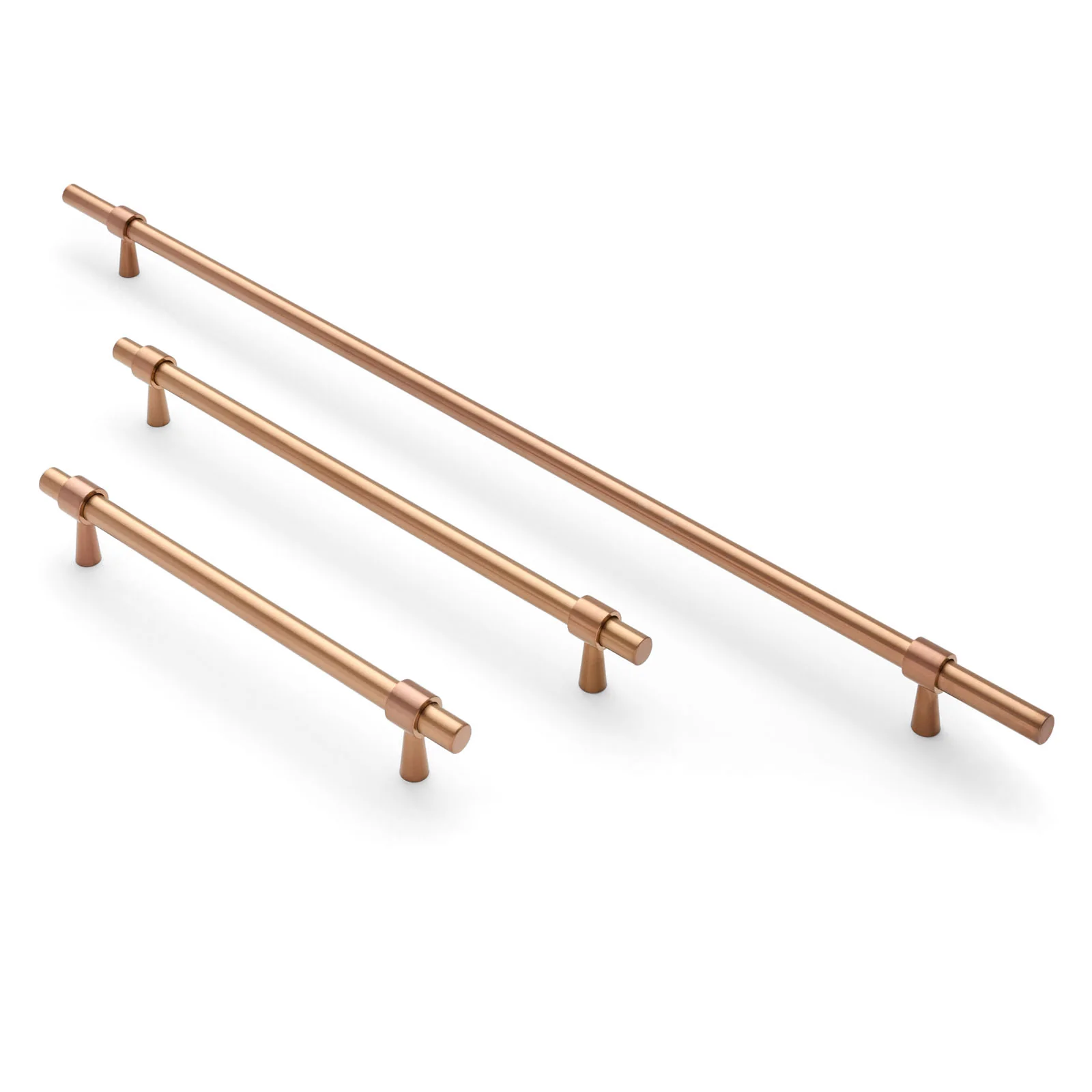Phoebe Timeless Cabinet Handles Brushed Copper PVD