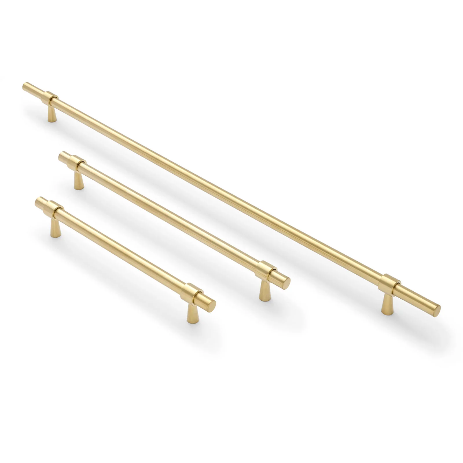 Phoebe Timeless Cabinet Handles Brushed Brass PVD