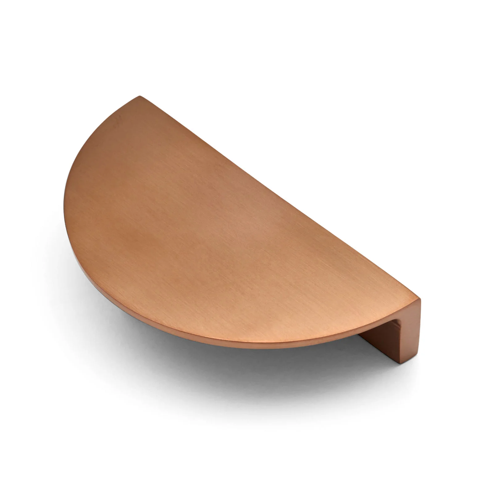 Iris Half Moon Cabinet Handles Brushed Copper PVD