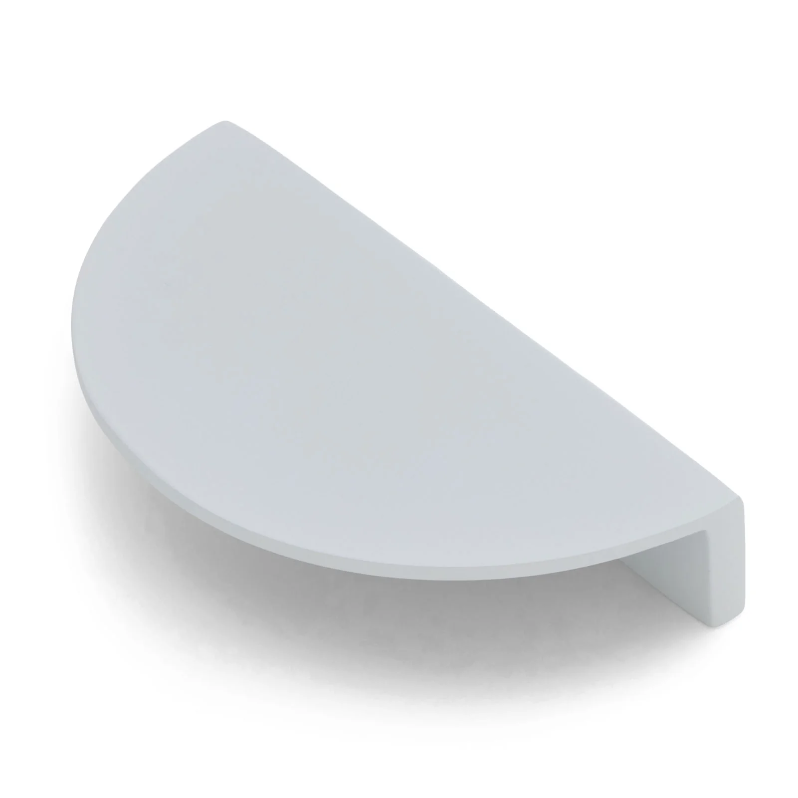 Iris Half Moon Cabinet Handles White