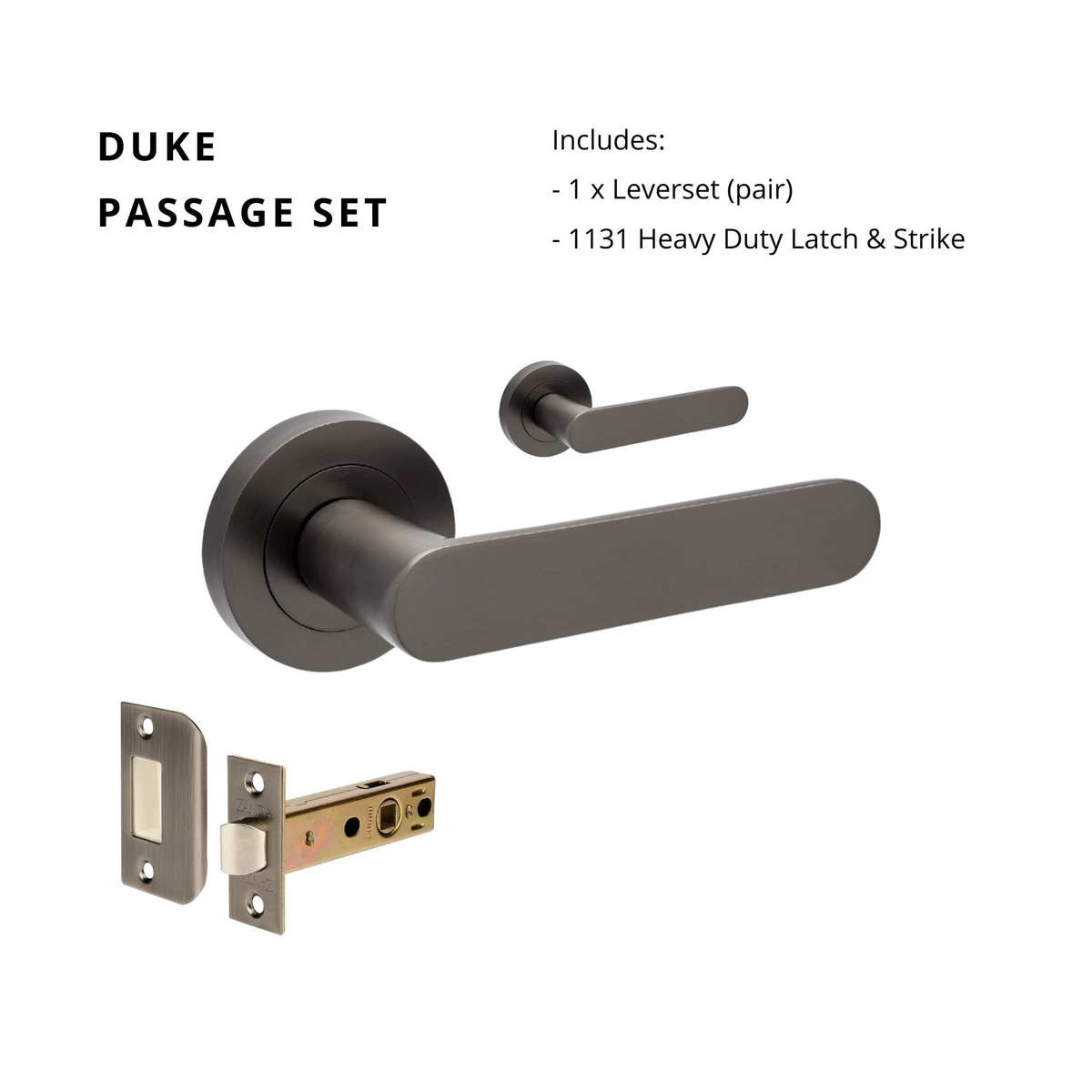 Duke Lever Sets in Graphite Nickel