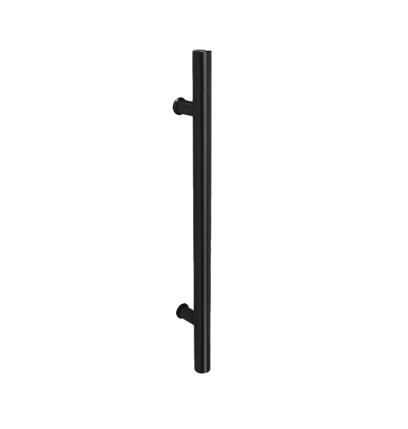 Round Profile Pull Handles in Matt Black
